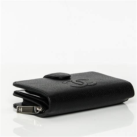 chanel zipped wallet